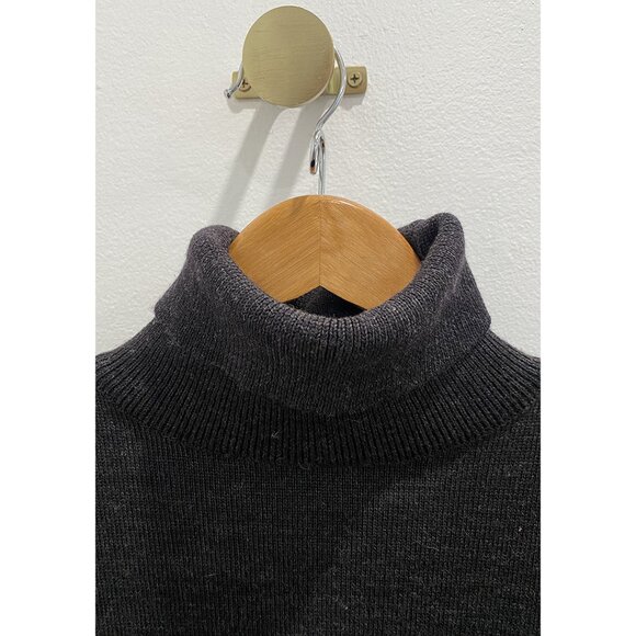 Caves Collect | Black Pure Wool Cropped Turtleneck Sweater – Size S 🖤✨ - Picture 4 of 11